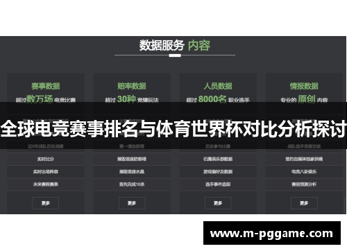 全球电竞赛事排名与体育世界杯对比分析探讨