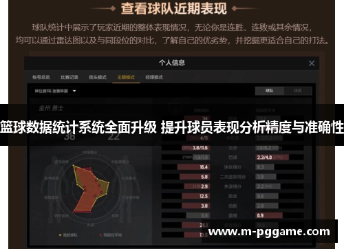 篮球数据统计系统全面升级 提升球员表现分析精度与准确性