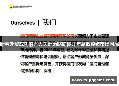 新春外贸成功的五大关键策略助你开年高效突破市场困局